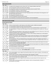 Form F-60795 Community Based Residential Facility (Cbrf) Fire Inspection - Wisconsin, Page 2