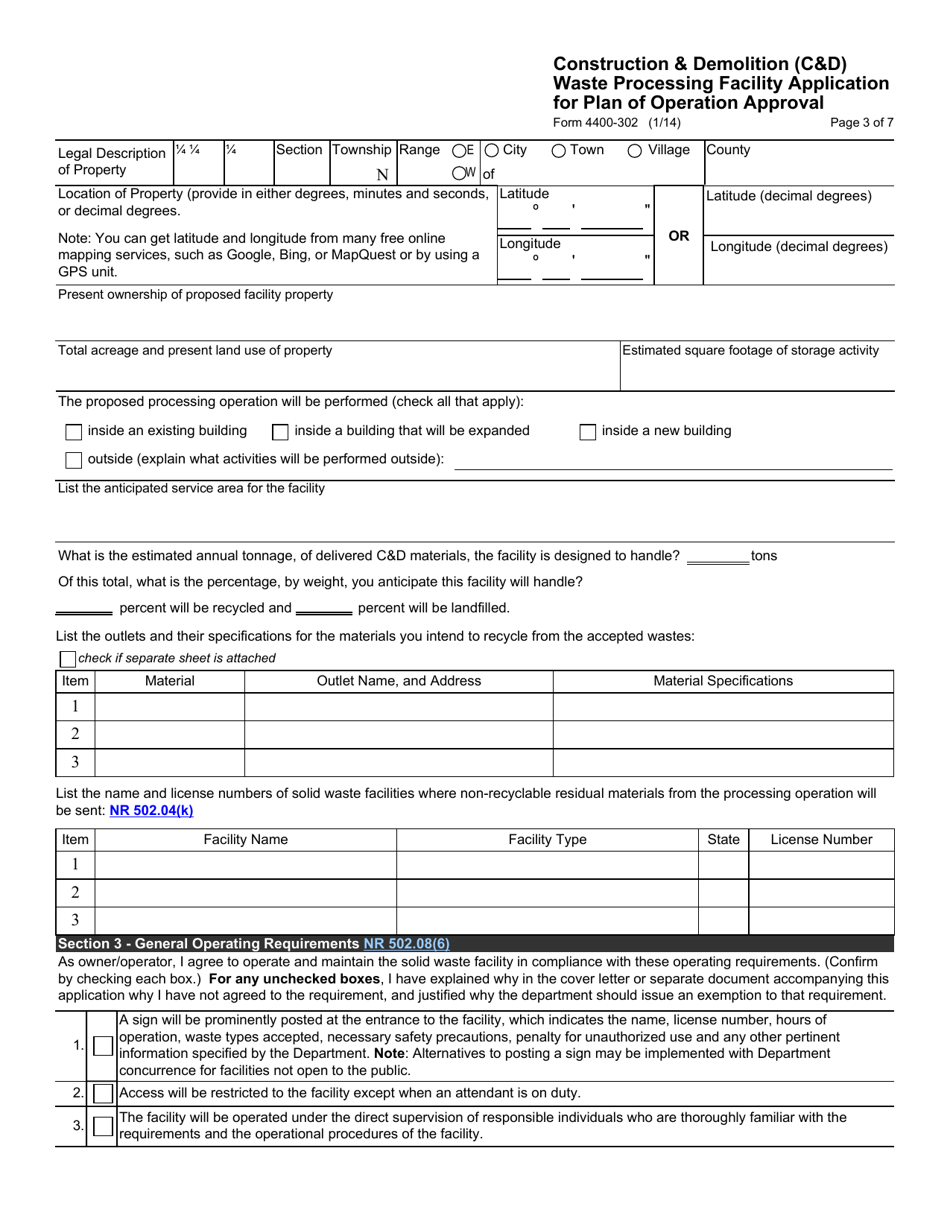 Form 4400-302 - Fill Out, Sign Online and Download Fillable PDF ...