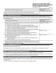Form 4400-302 Construction &amp; Demolition (C&amp;d) Waste Processing Facility Application for Plan of Operation Approval - Wisconsin, Page 6