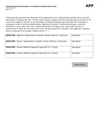 Form F-10140 Wisconsin Medicaid Supplement to Foodshare Wisconsin Application - Wisconsin, Page 4