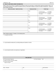 Form F-62692 Feeding Assistant Training Program Primary Instructor Application - Wisconsin, Page 2