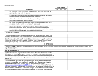 Form F-60947 Adult Day Care Certification Standards Checklist - Wisconsin, Page 7