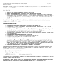 Instrucciones para Formulario F-22571 Suplemento Para Persona a Cargo De Cuidado - Wisconsin (Spanish), Page 7