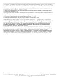 Form FA-4104V Summons With Minor Children - Wisconsin (English/Spanish), Page 5