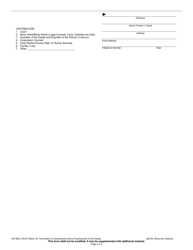 Form GN-3652 Petition for Termination of Guardianship (Minor Guardianship of the Estate) - Wisconsin, Page 2