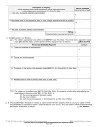 Form PR-1837 Order on Petition for Summary Settlement (Formal Administration) - Wisconsin, Page 2