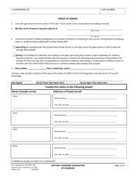 Form SUPPR1075 Petition Tendering Resignation of Guardian - Santa Cruz County, California, Page 3