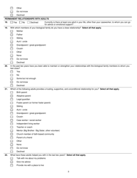 Form DCF-F-2829 National Youth in Transition Database (Nytd) Survey for Wisconsin Youth Age 19 - Wisconsin, Page 3