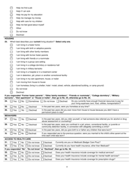 Form DCF-F-2829 National Youth in Transition Database (Nytd) Survey for Wisconsin Youth Age 19 - Wisconsin, Page 4