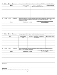 Form DCF-F-CFS2322-E Screening for Child&#039;s Status as Indian - Wisconsin, Page 2