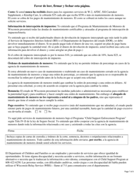Formulario DCF-F-DWSC11053-S Solicitud De Padres Para Servicios De Mantenimiento De Menores - Wisconsin (Spanish), Page 7