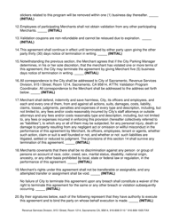 Merchant Validation Coupon Application &amp; Agreement - City of Sacramento, California, Page 2
