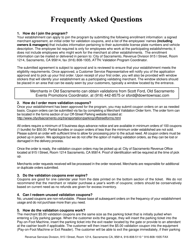 Merchant Validation Coupon Application &amp; Agreement - City of Sacramento, California, Page 6