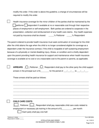 Form SB-12039 Stipulation and Order on Request for Order (Family Law) - County of San Bernardino, California, Page 5