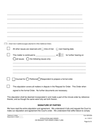 Form SB-12039 Stipulation and Order on Request for Order (Family Law) - County of San Bernardino, California, Page 8