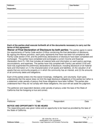 Form SB-12030 Agreement for Judgment (With Children) - County of San Bernardino, California, Page 10