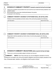 Form SB-12030 Agreement for Judgment (With Children) - County of San Bernardino, California, Page 6