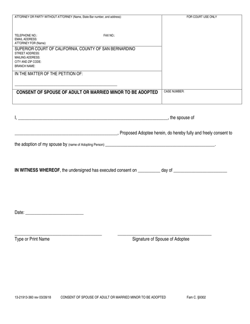 Form 13-21913-360  Printable Pdf
