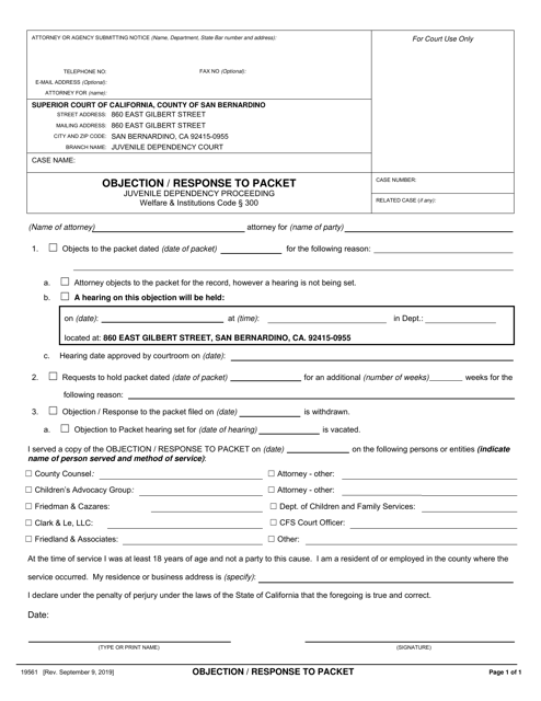 Form 19561  Printable Pdf