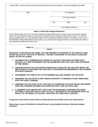 Form FA10 Motion for Family Access Order - Missouri, Page 2
