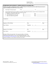 Form WDVA2019 Retraining Grant Application - Wisconsin, Page 5