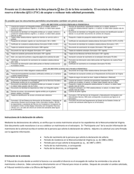 Formulario VS6MD Solicitud De Certificacion De Un Acta De Matrimonio O Divorcio - Virginia (Spanish), Page 2