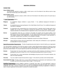 Form DOA-11629 Original Raffle License Application - Wisconsin, Page 2