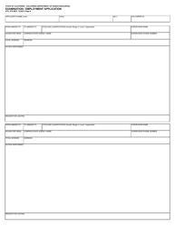 Form STD.678 Examination/Employment Application - California, Page 6