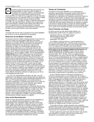 IRS Formulario 9000(SP) Preferencia Para Medios De Comunicacion Alternativos (Spanish), Page 4