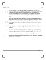 IRS Form 5316 Application for Group or Pooled Trust Ruling, Page 2