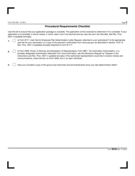 IRS Form 5316 Application for Group or Pooled Trust Ruling, Page 3