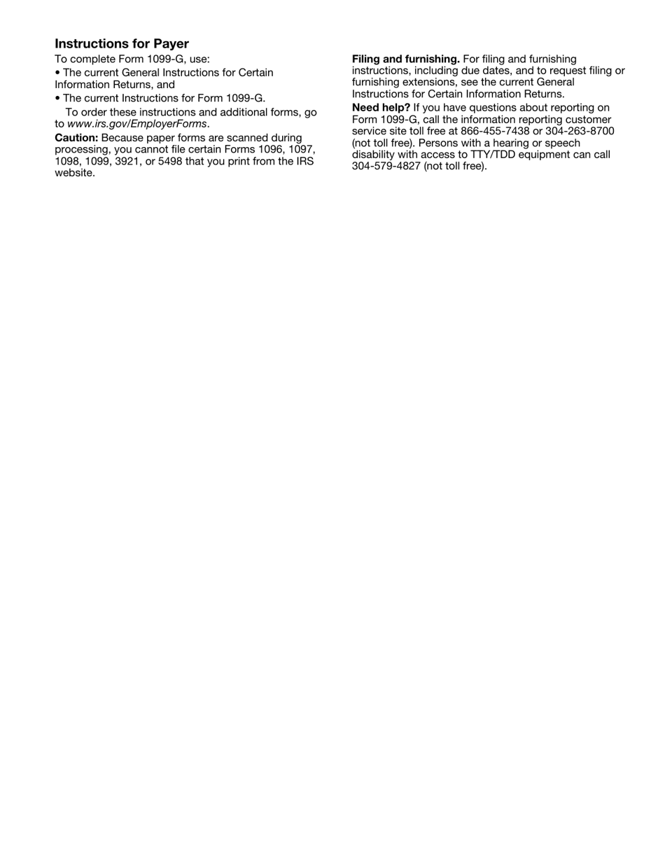 IRS Form 1099-G Certain Government Payments, Page 8