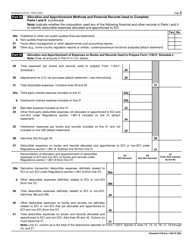 IRS Form 1120-F Schedule H Deductions Allocated to Effectively Connected Income Under Regulations Section 1.861-8, Page 2