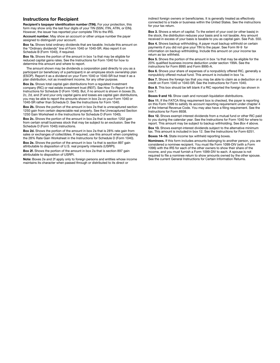 IRS Form 1099-DIV Dividends and Distributions, Page 5