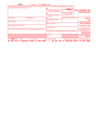 IRS Form 1098-F Fines, Penalties and Other Amounts, Page 2