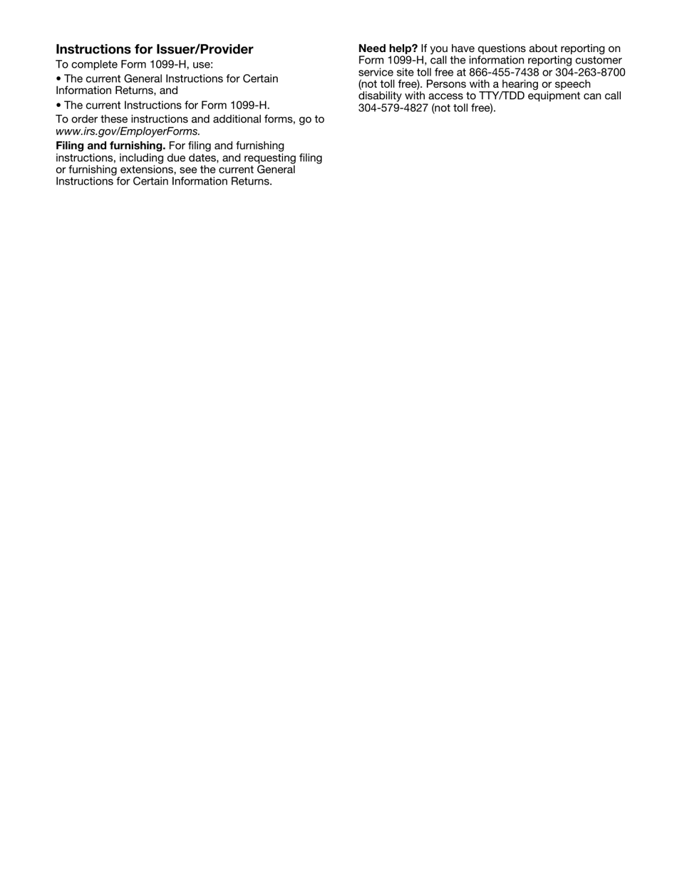 IRS Form 1099-H Health Coverage Tax Credit (Hctc) Advance Payments, Page 5