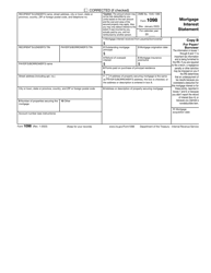 IRS Form 1098 Mortgage Interest Statement, Page 3