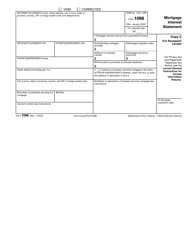 IRS Form 1098 Mortgage Interest Statement, Page 5