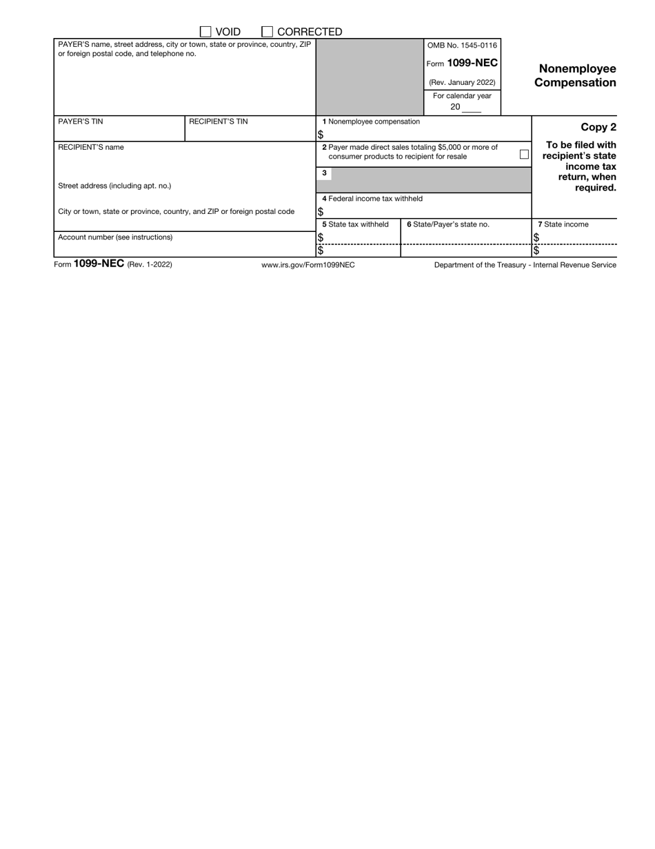 IRS Form 1099-NEC Nonemployee Compensation, Page 6