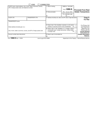 IRS Form 1099-S Proceeds From Real Estate Transactions, Page 5