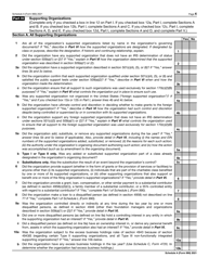IRS Form 990 Schedule A Public Charity Status and Public Support, Page 4