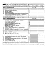 IRS Form 990 Schedule A Public Charity Status and Public Support, Page 6
