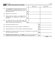 IRS Form 8936 Qualified Plug-In Electric Drive Motor Vehicle Credit (Including Qualified Two-Wheeled Plug-In Electric Vehicles), Page 2