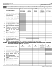 IRS Form 1120-F Schedule M-3 Net Income (Loss) Reconciliation for Foreign Corporations With Reportable Assets of $10 Million or More, Page 3