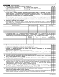 IRS Form 1065 U.S. Return of Partnership Income, Page 2