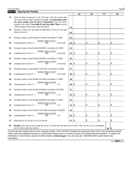 IRS Form 2220 Underpayment of Estimated Tax by Corporations, Page 2