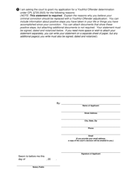 Application for Youthful Offender Determination [cpl 720.20(5)] With Affidavit of Service - New York, Page 9