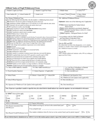 ADE Form 41-123 Official Notice of Pupil Withdrawal Form - Arizona, Page 2