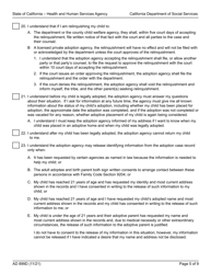 Form AD899D Statement of Understanding - Alleged Parent of an Indian Child Who Is Detained, a Juvenile Court Dependent in out-Of-Home Care, or the Ward of a Legal Guardian - California, Page 5