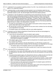 Form AD885D Statement of Understanding Agency Adoptions Program - California, Page 4